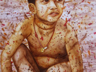 Purchase “Life of Araku vally_001” Watercolor Painting at Indian Art Ideas, Indian Art Ideas Indian Art Ideas 다른 방