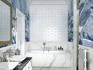Willa pod Ostrowcem Wielkopolskim, MIKOŁAJSKAstudio MIKOŁAJSKAstudio Classic style bathroom