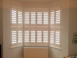 Bay Window Shutters, London Interior Shutters London Interior Shutters Вітальня