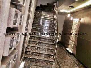 Erdal Demircan İç Tasarım ve Dekorasyon, Erdal Demircan İç Tasarım ve Dekorasyon Erdal Demircan İç Tasarım ve Dekorasyon Modern corridor, hallway & stairs