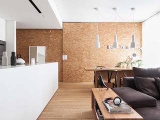 Interior LP, Didonè Comacchio Architects Didonè Comacchio Architects Ruang Keluarga Minimalis