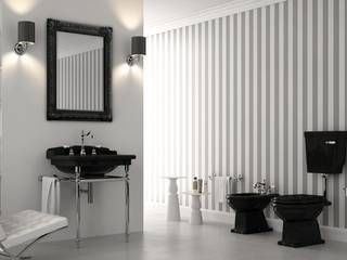 Черные унитазы, Магазин сантехники Aqua24.ru Магазин сантехники Aqua24.ru Baños de estilo clásico Porcelana