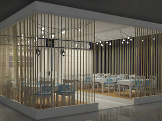 Zoka Balık Restaurant / Bursa, GEKADESIGN GEKADESIGN Espacios comerciales