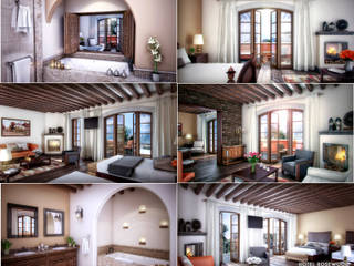 Hotel Artisan Rosewood San Miguel de Allende., BERTELY 3D Visualización Arquitectónica y Renders Mexico BERTELY 3D Visualización Arquitectónica y Renders Mexico