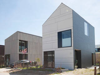 Cataloguswoning Datcha house 4, Nijmegen (Lent), 8A Architecten 8A Architecten Casas modernas Pizarra Negro