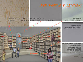 Concorso Mondadori Retail: concept per nuovi punti vendita, beatrice pierallini beatrice pierallini Commercial spaces