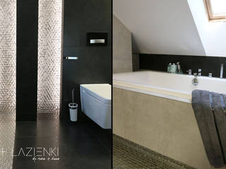 STYLOWY ANTRACYT, TOKA + HOME TOKA + HOME Modern bathroom