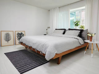 연남동 집 복층 빌라 인테리어, 노르딕앤 노르딕앤 Modern style bedroom