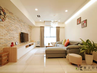 賴著不走北歐混搭風, 寬森空間設計 寬森空間設計 Scandinavian style living room Wood Wood effect