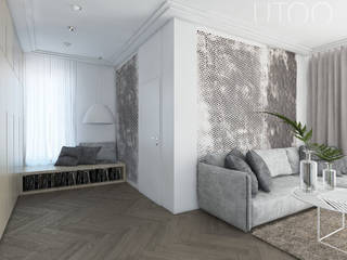 BEZ PRZESADY, UTOO-Pracownia Architektury Wnętrz i Krajobrazu UTOO-Pracownia Architektury Wnętrz i Krajobrazu Modern living room