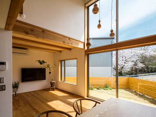 富士見ヶ丘・クリステルハウス/蕎麦てとて, 中山大輔建築設計事務所/Nakayama Architects 中山大輔建築設計事務所/Nakayama Architects Salon moderne