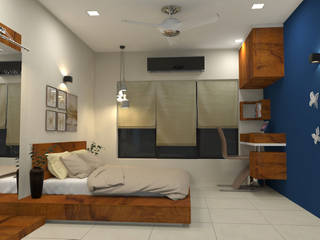 Bedroom, Hinal Dave Hinal Dave Habitaciones de estilo asiático