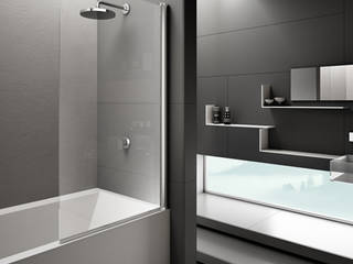 Шторки на ванну, Магазин сантехники Aqua24.ru Магазин сантехники Aqua24.ru Minimal style Bathroom
