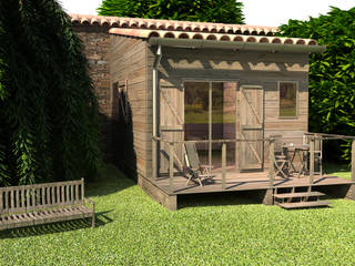 Maisonnette de jardin., lateralis lateralis Classic style houses Wood Wood effect