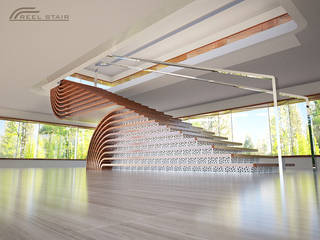 Reel Stair, TheeAe Architects TheeAe Architects Escaleras