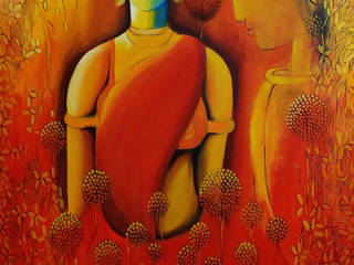 Pick Stimulating “Only love is real series 4” Painting from Indian Art Ideas! , Indian Art Ideas Indian Art Ideas ІлюстраціїКартини та картини