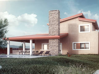 CASA RUS, ATYCO ATYCO Rustic style houses Stone