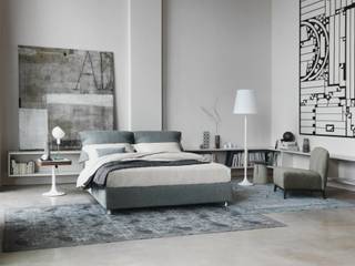 Flou, CORSO MOLIERE PROYECTOS CORSO MOLIERE PROYECTOS Eclectic style bedroom Beds & headboards