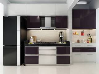 Kitchen The inside stories - by Minal Minimalist kitchen Plywood