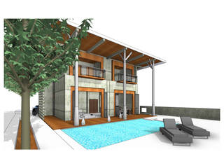 Weekend Villa, Obelisk Engineering & Contracting WLL. Obelisk Engineering & Contracting WLL. Minimalist house