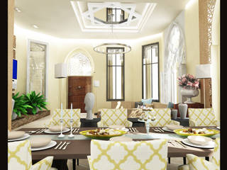 Arabian Villa, Obelisk Engineering & Contracting WLL. Obelisk Engineering & Contracting WLL. غرفة المعيشة