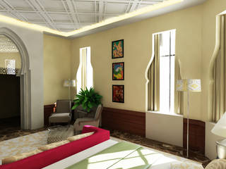 Arabian Villa, Obelisk Engineering & Contracting WLL. Obelisk Engineering & Contracting WLL. Classic style bedroom