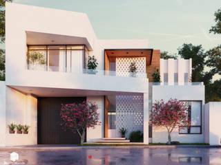 Residencia en Morelia, Michoacán., 3h arquitectos 3h arquitectos منازل