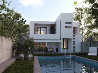 Residencia el molino, Tehuacán Puebla., 3h arquitectos 3h arquitectos บ้านและที่อยู่อาศัย