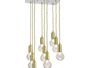 Lampa Luca Craft 9, Mollini Sp.z o.o. Mollini Sp.z o.o. Industrial style dining room Glass