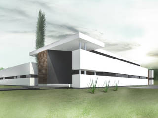 CASA KOSMAN, Proa Arquitectura Proa Arquitectura モダンスタイルの寝室