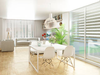 Progetto per riqualificazione ambiente interno, PROGETTAZIONI CIVILI PROGETTAZIONI CIVILI Modern dining room