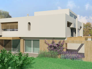 Progetto per la realizzazione di nuova bifamiliare, PROGETTAZIONI CIVILI PROGETTAZIONI CIVILI Moderne huizen
