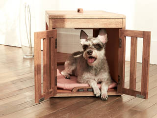 반려동물 가구 Pet Furniture - 마이켄넬하우스 MY KENNEL HOUSE, TWOINPLACE TWOINPLACE モダンデザインの リビング