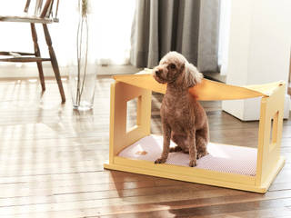 반려동물 가구 Pet Furniture – 밀크테이블 (빈스브라운), TWOINPLACE TWOINPLACE モダンデザインの リビング