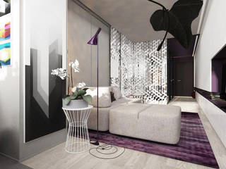 Апартаменты «ТРАНСФОРМЕР», ART Studio Design & Construction ART Studio Design & Construction Eclectic style living room