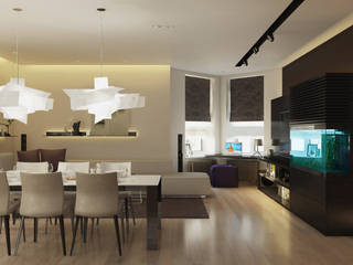 Апартаменты «SAHALIN», ART Studio Design & Construction ART Studio Design & Construction Dining room