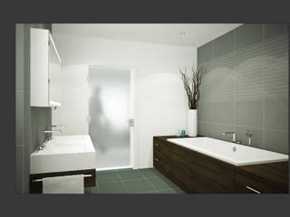 Bad 2, Schucker | Krumm Innenarchitektur Schucker | Krumm Innenarchitektur Modern bathroom