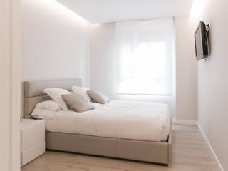 REFORMA PISO DONOSTIA, Rooms de Cocinobra Rooms de Cocinobra Modern Living Room Wood Wood effect