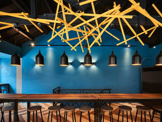 BooGoo Cafe'_「巢」。, 有偶設計 YOO Design 有偶設計 YOO Design Espaces commerciaux
