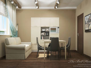 Дизайн интерьера квартиры в ЖК Янила Кантри, Best Home Best Home Dapur Klasik Brown