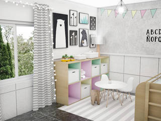 DORMI INFANTIL, JACH JACH Habitaciones para niños de estilo escandinavo