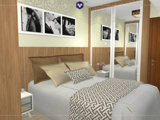 Interiores Smile 101, Kestie Arquitetura Kestie Arquitetura Modern style bedroom MDF