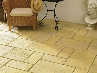 Traverti Pavement, Fabistone Fabistone Salones de estilo mediterráneo