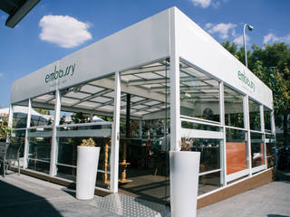 Restaurante Embassy, Kauma Kauma Commercial spaces Aluminium/Zinc