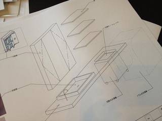 オリジナルの洗面台を作った家, 株式会社小木野貴光アトリエ 級建築士事務所 株式会社小木野貴光アトリエ 級建築士事務所 ห้องน้ำ