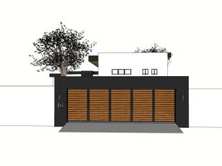 House Pretorius - Northcliff , Graftink Interior and Architectural Design Studio Graftink Interior and Architectural Design Studio مرآب~ كراج