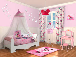 Diseño dormitorio infantil niña minnie, lo quiero en mi casa lo quiero en mi casa Dormitorios infantiles modernos: