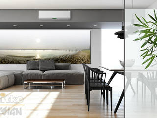 5. GLASBILDER IM WOHNZIMMER, Mitko Glas Design Mitko Glas Design Modern Living Room Glass