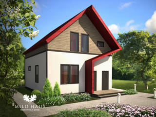 Серия проектов Сплайн, Mild Haus Mild Haus Minimalist house White