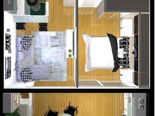 Apartamento Studio , Arquiteta Elaine Silva Arquiteta Elaine Silva Livings modernos: Ideas, imágenes y decoración
